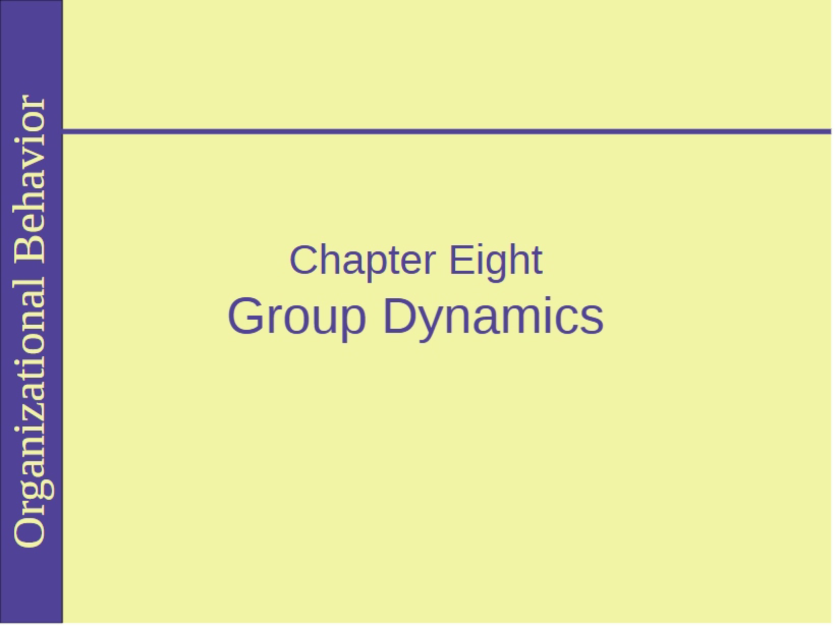 Dynamics of Groups