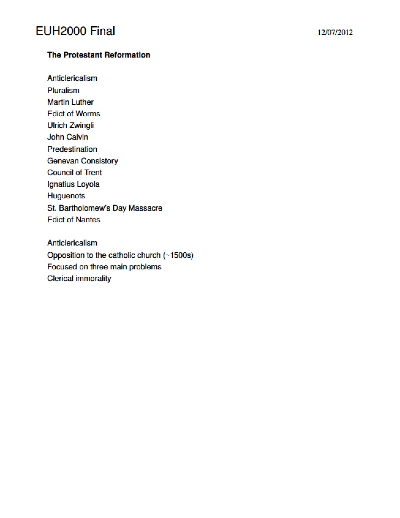 Comprehensive Final Study Guide for Medieval Civilizations