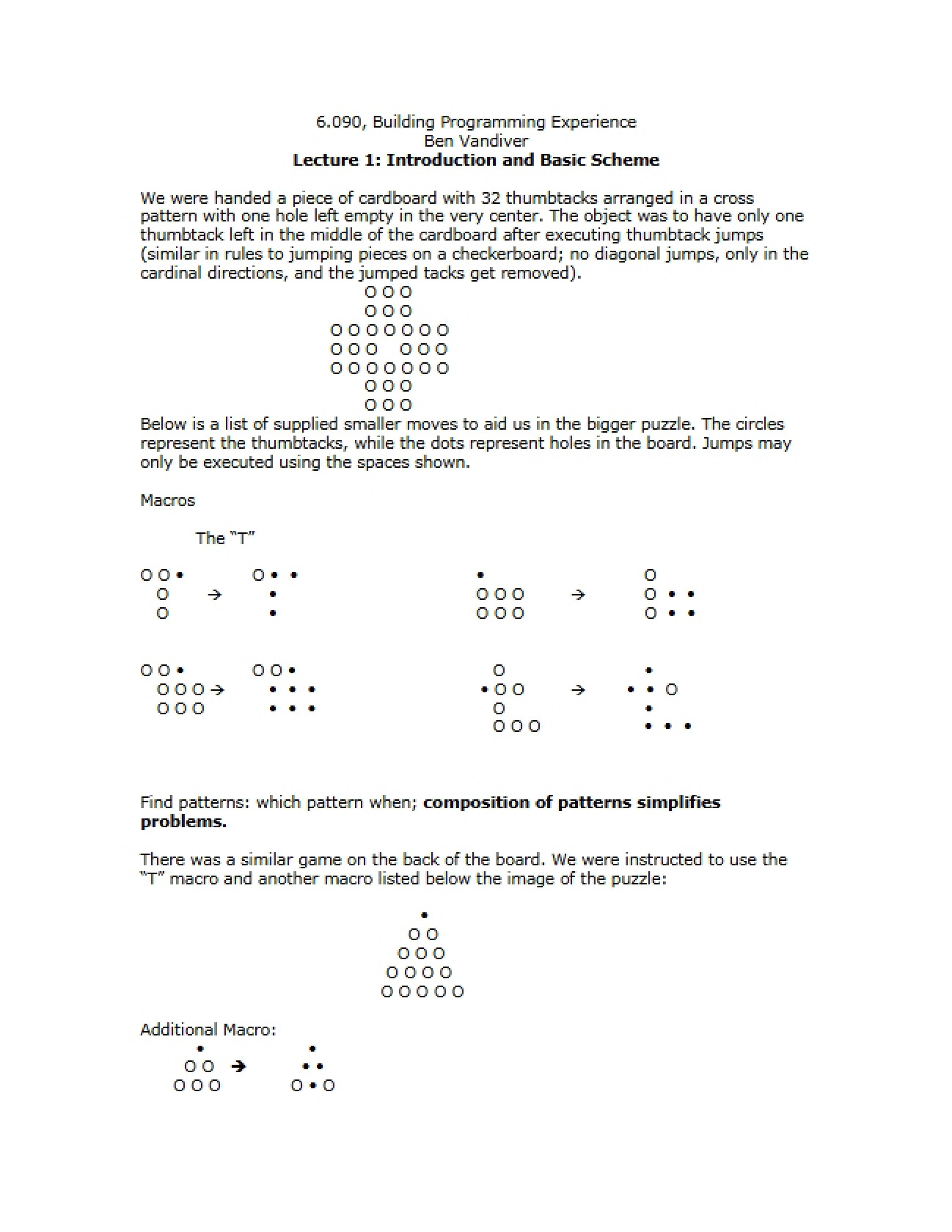Basic Scheme and Introduction