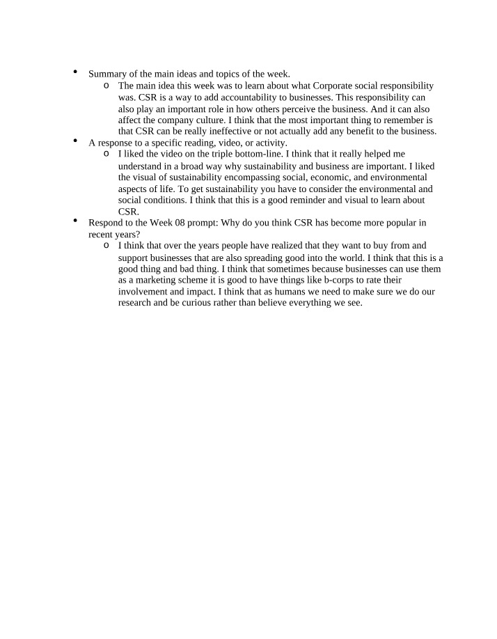 Week 08 Reflection