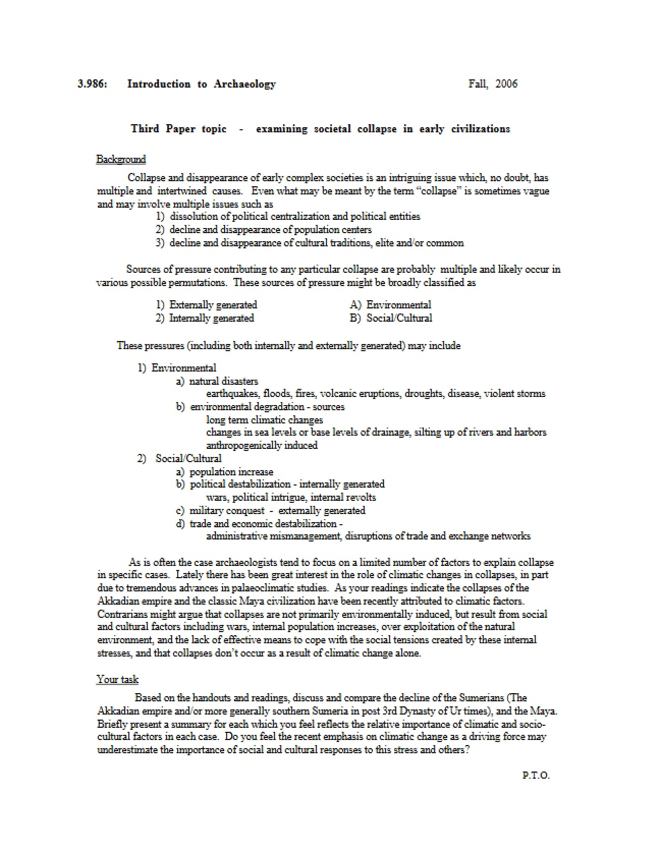 Archaeology Fundamentals