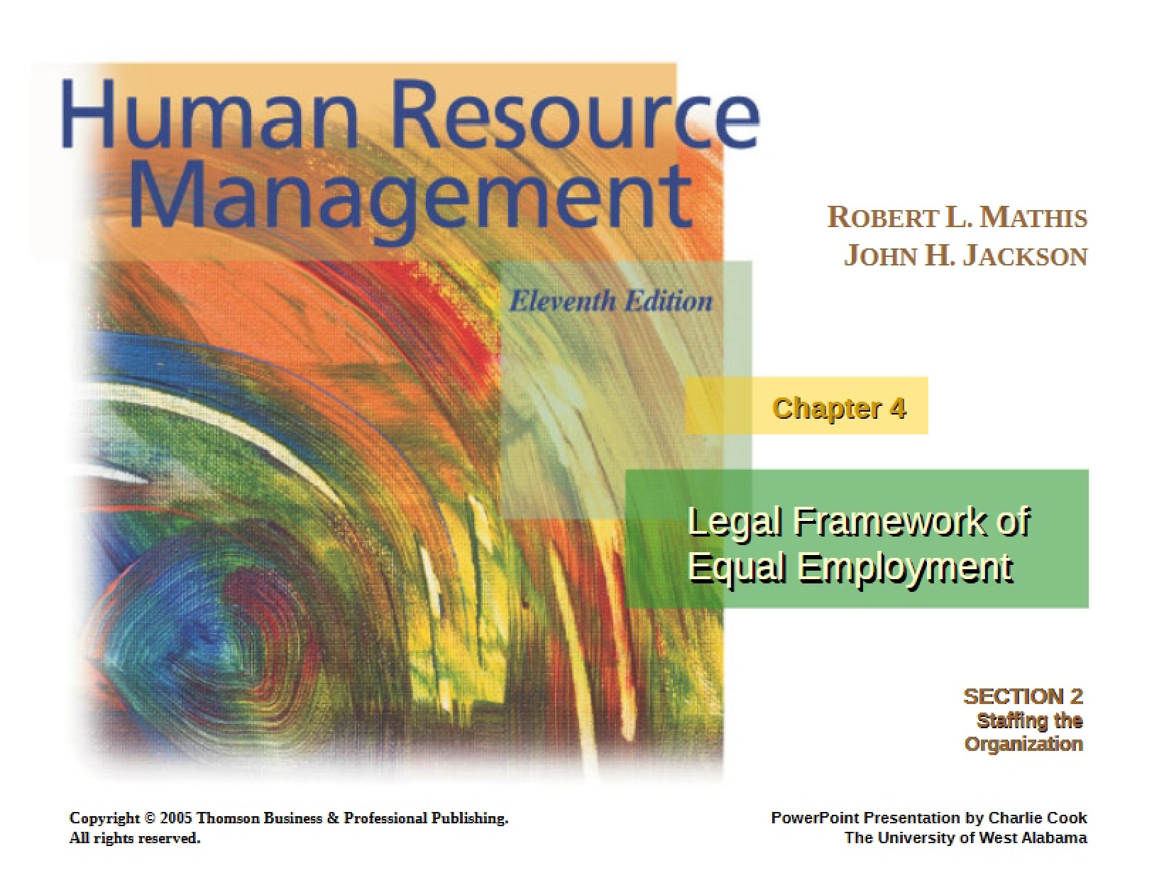 Equal Employment Legal Framework