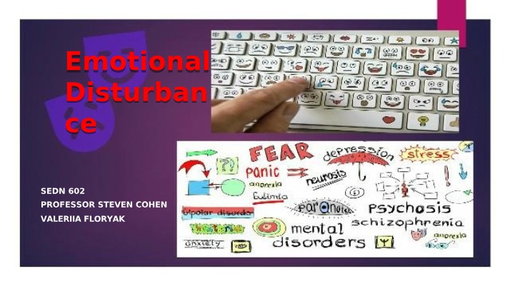 EBD (Emotional Disturbance)