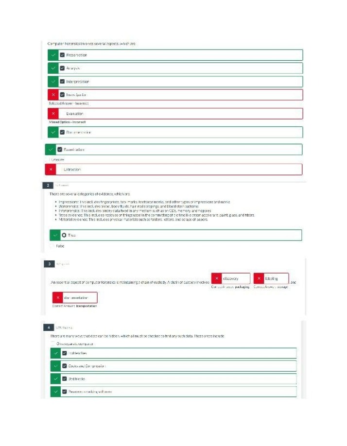 Quiz on Computer Forensics