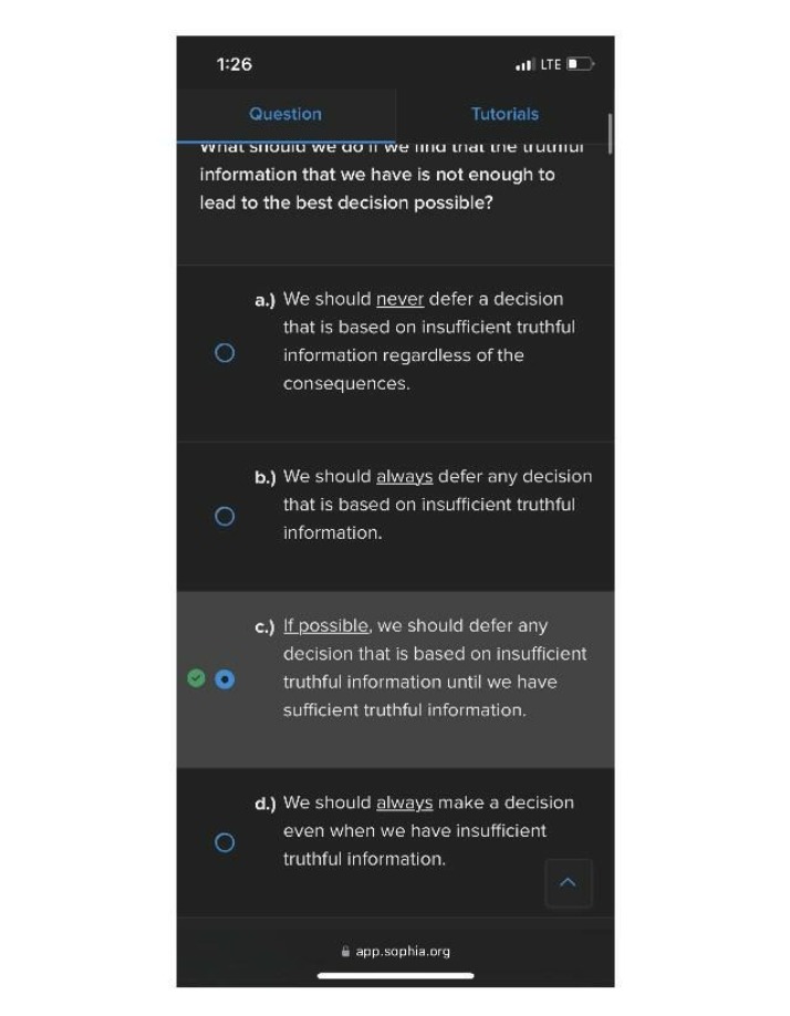 Making Informed Decisions - The Importance of Truth