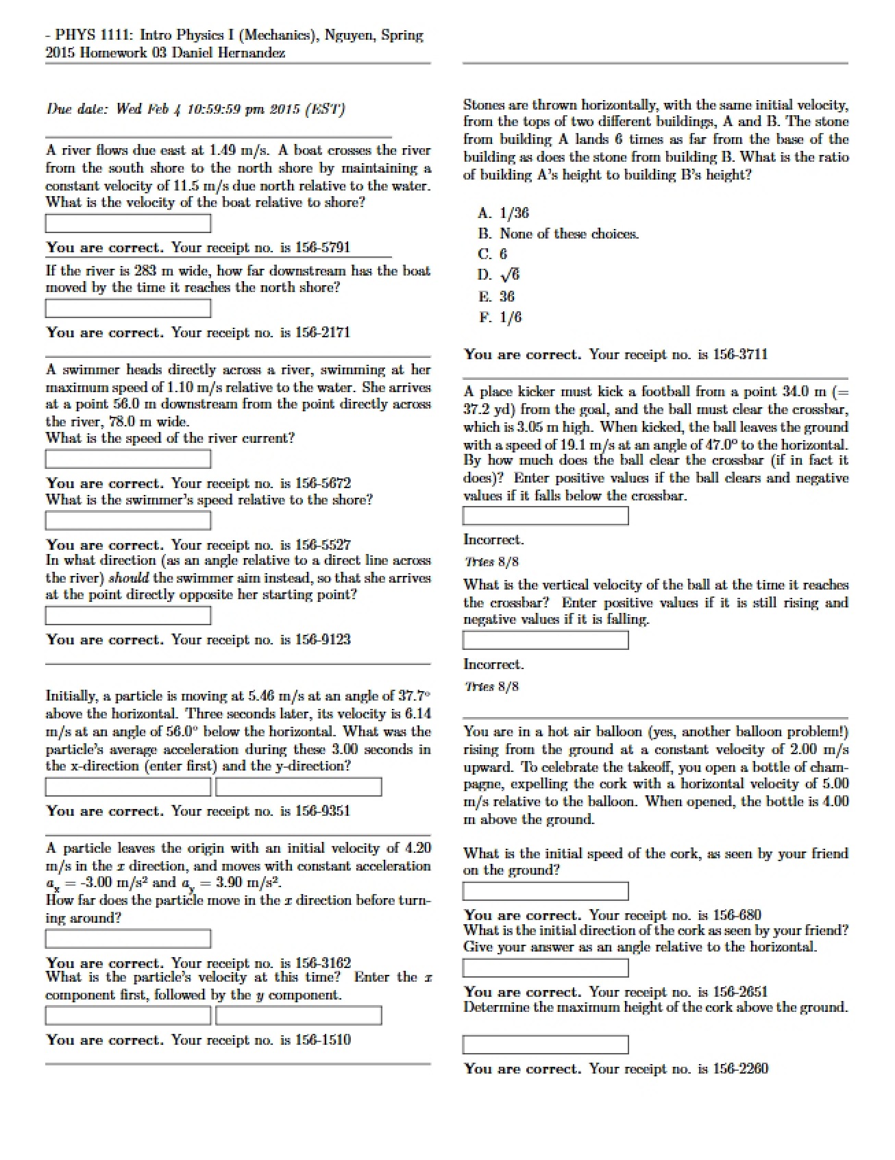 Homework Three Final Draft
