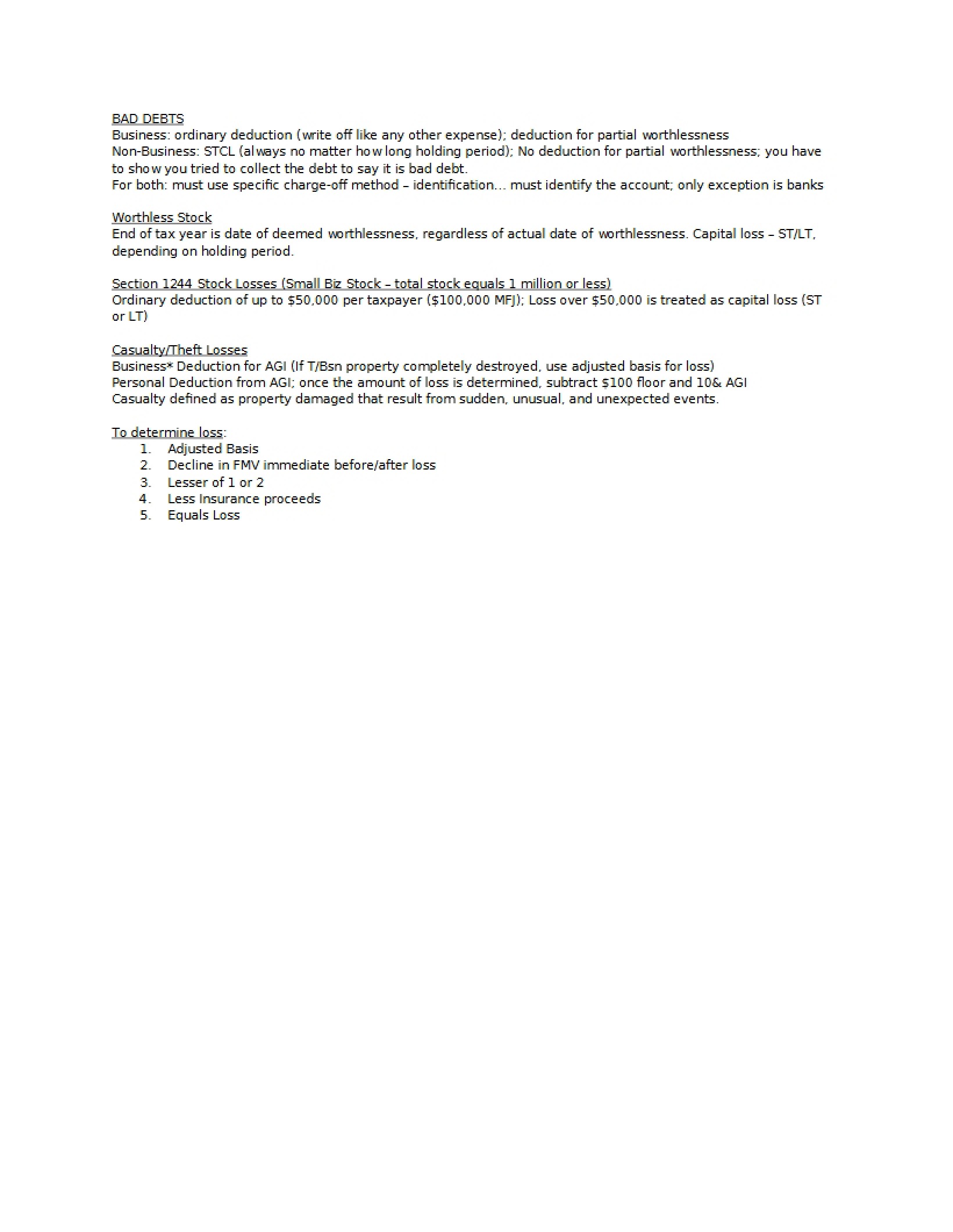 Bad Debts Accounting