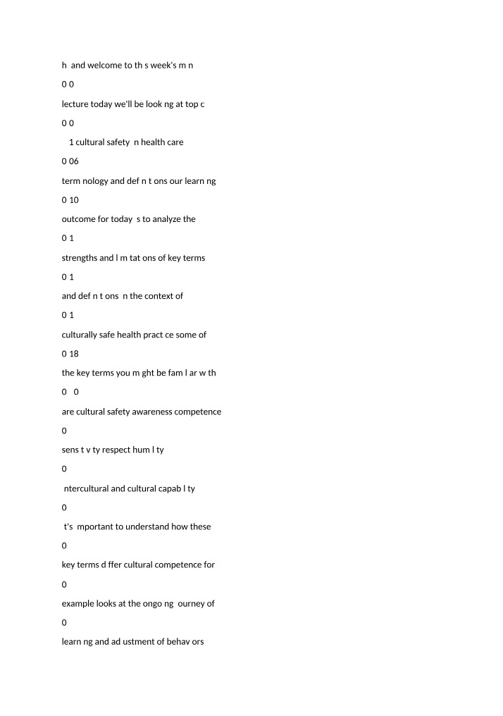 Transcript for Topic 4