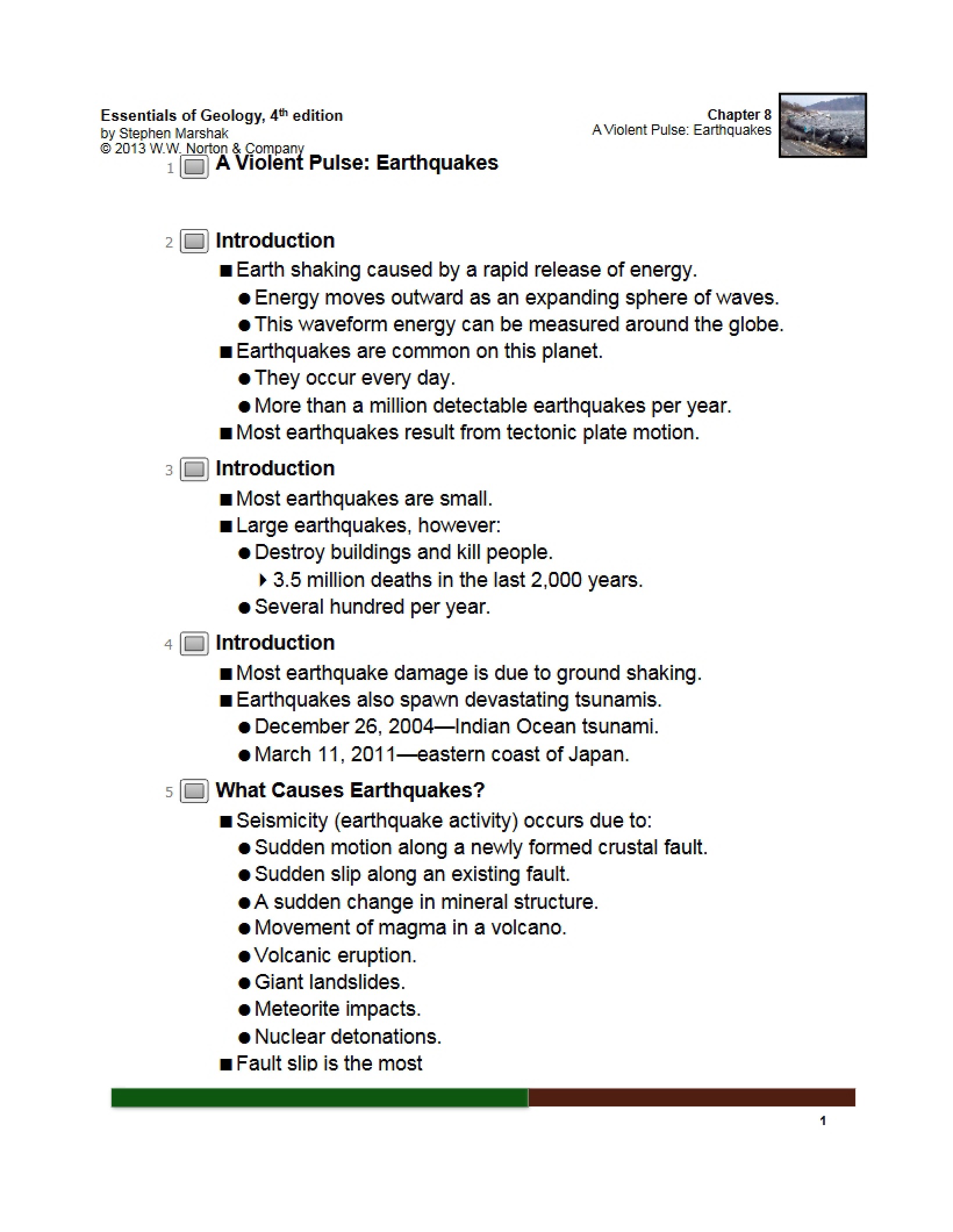 Study Guide Chapter 8