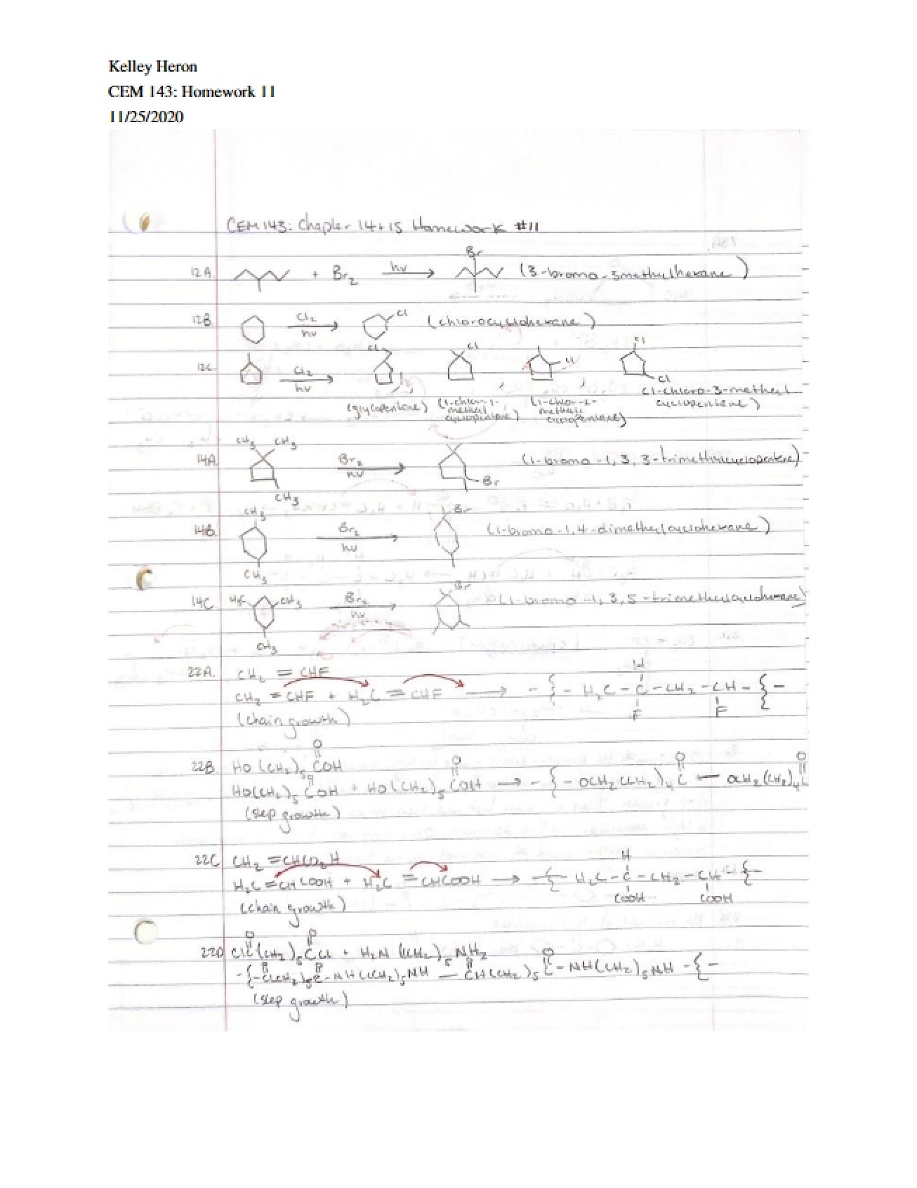 Homework Eleven