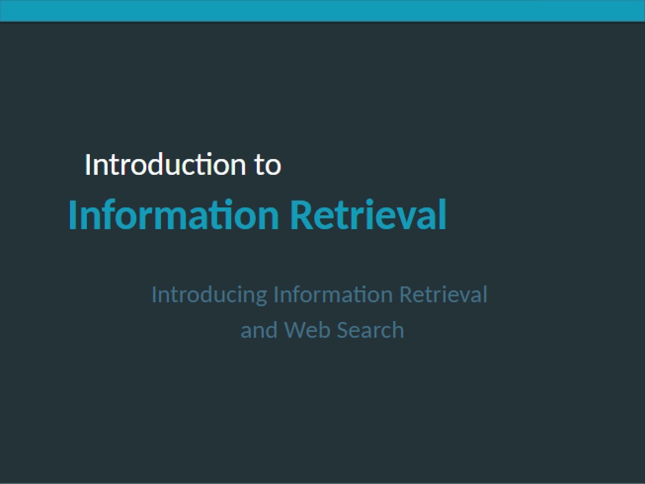 Introductory Guide to Information Retrieval