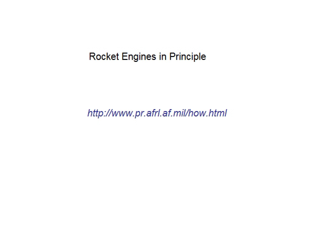 Introduction to the Science of Rockets