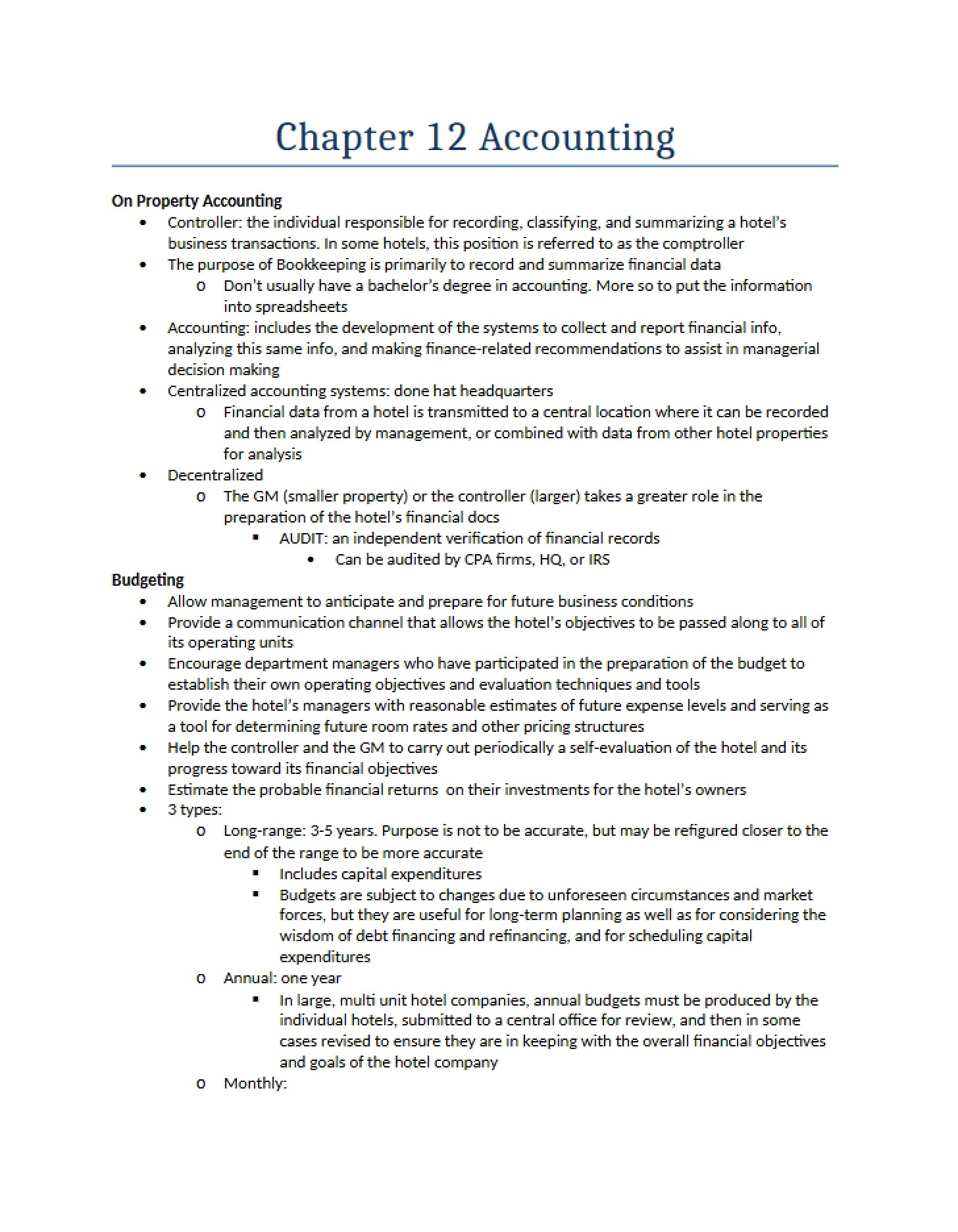 Accounting Principles and Practices
