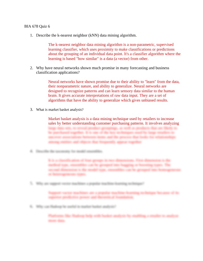 Quiz 6 - BIA 678