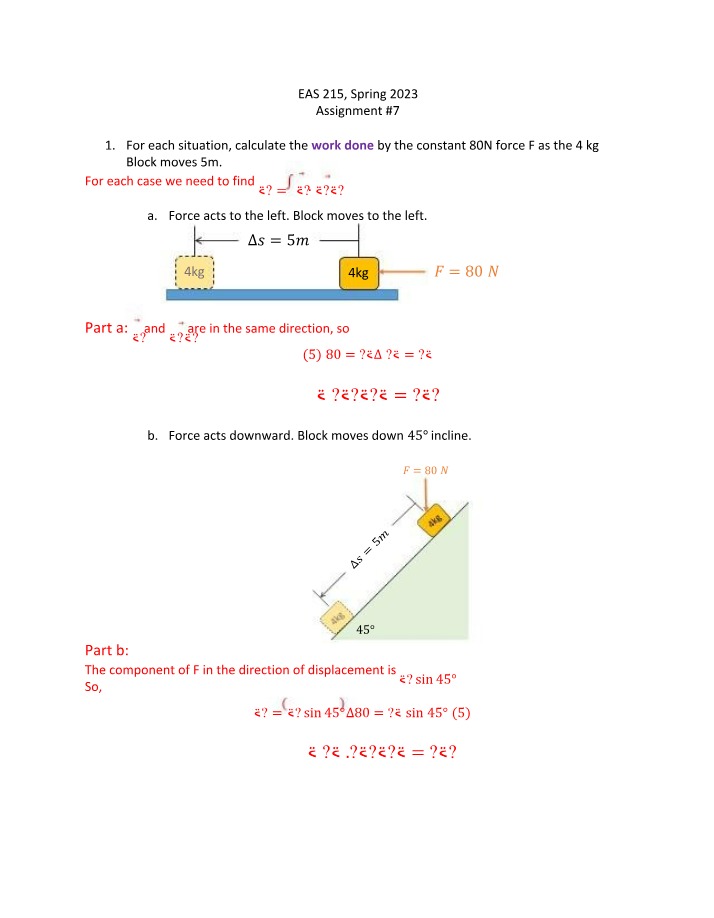 Solutions for EAS 215 Spring 2023 Assignment 7