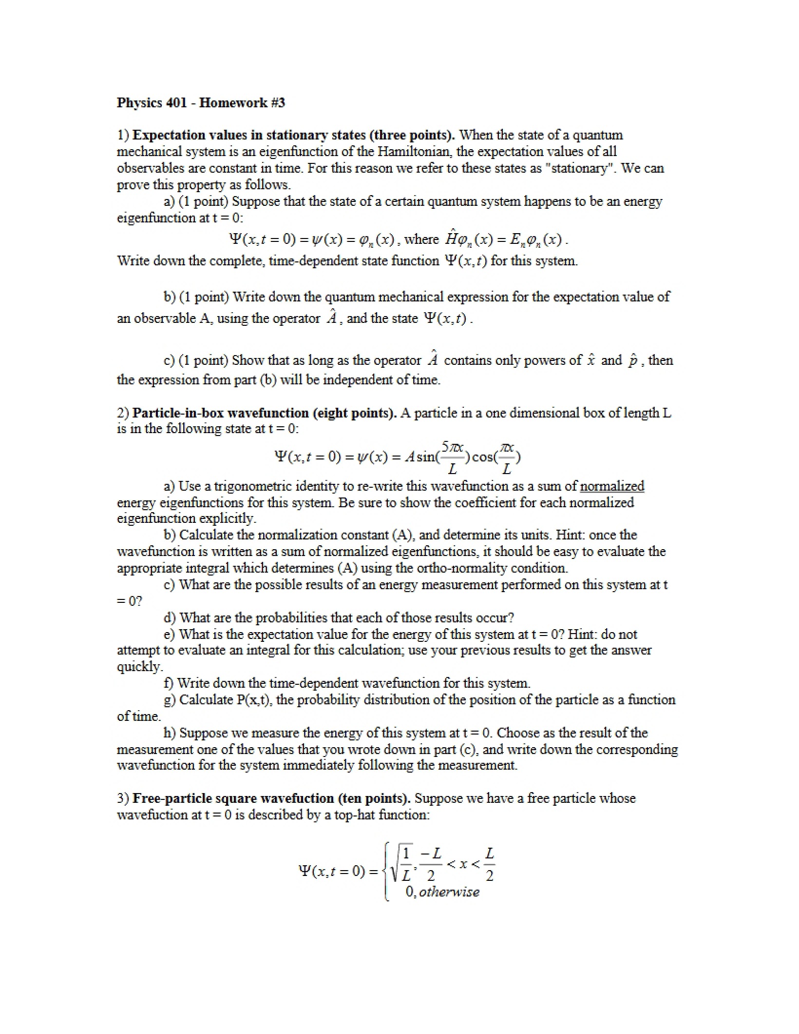 Third Homework