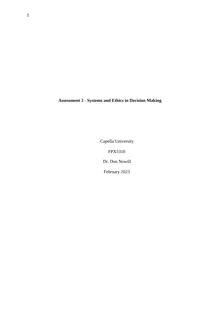 Enhancing Systems and Ethics in Healthcare Decision Making