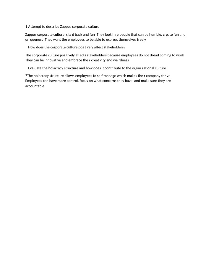 Zappos - Case Study