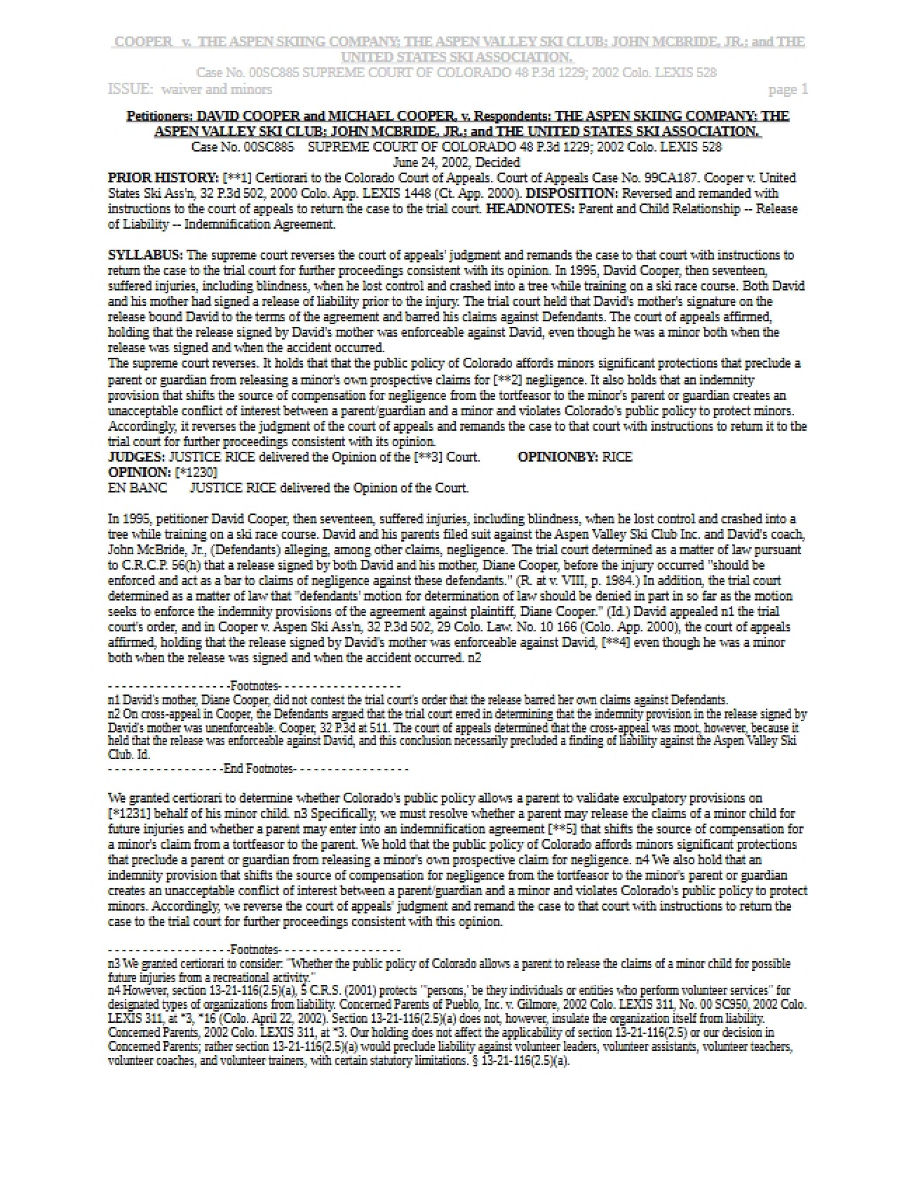 Syllabus for Community Based Recreation Law