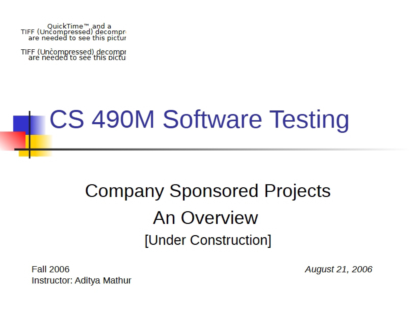 Projects Sponsored by Companies