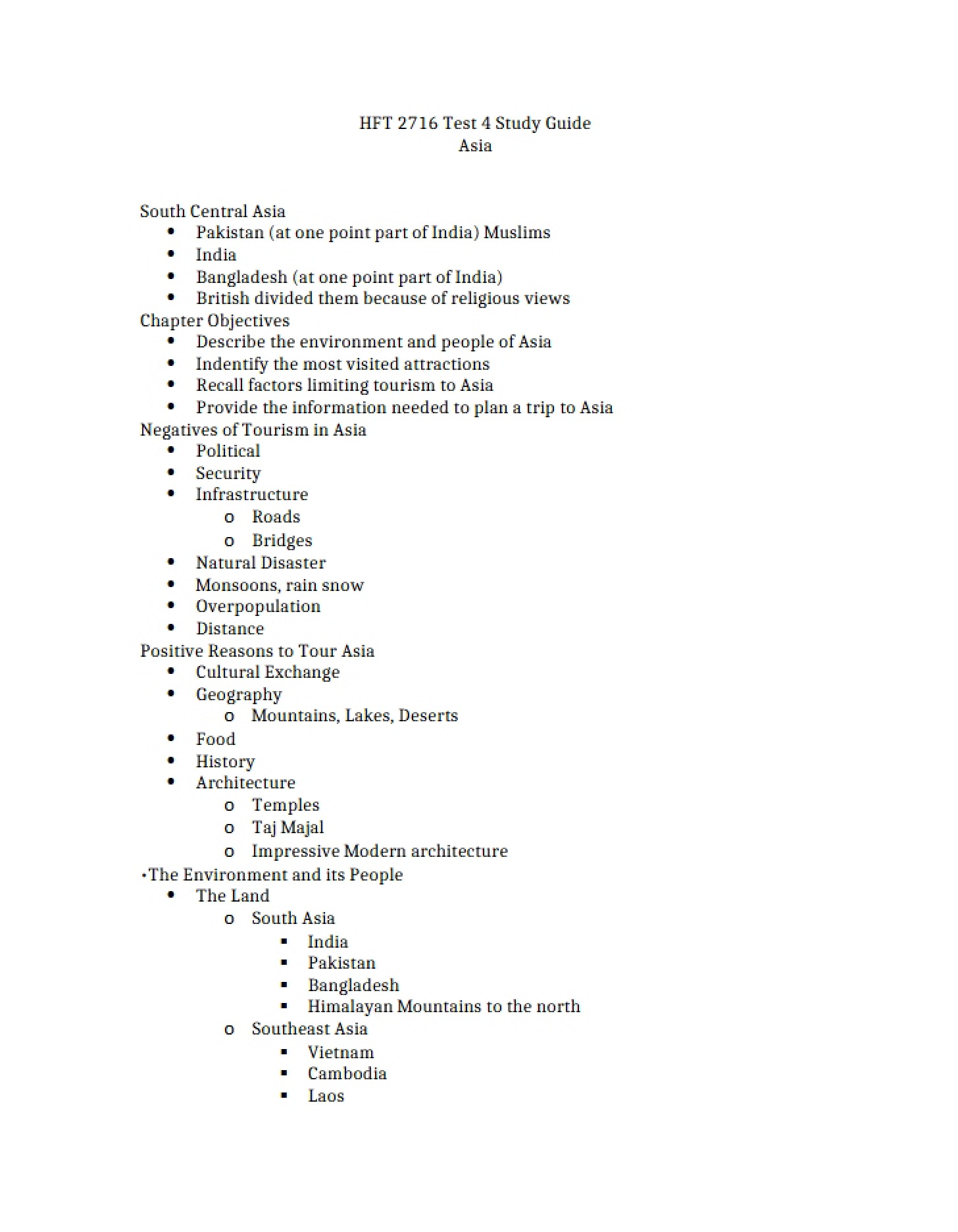 Fourth Unit Evaluation