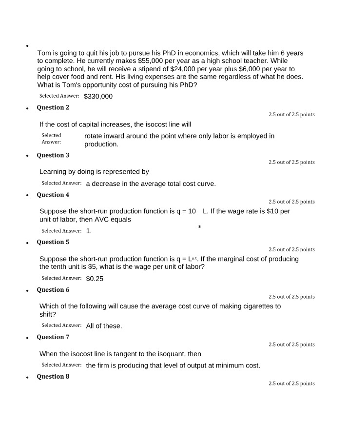 PhD Opportunity Cost - Calculating Tom's Decision