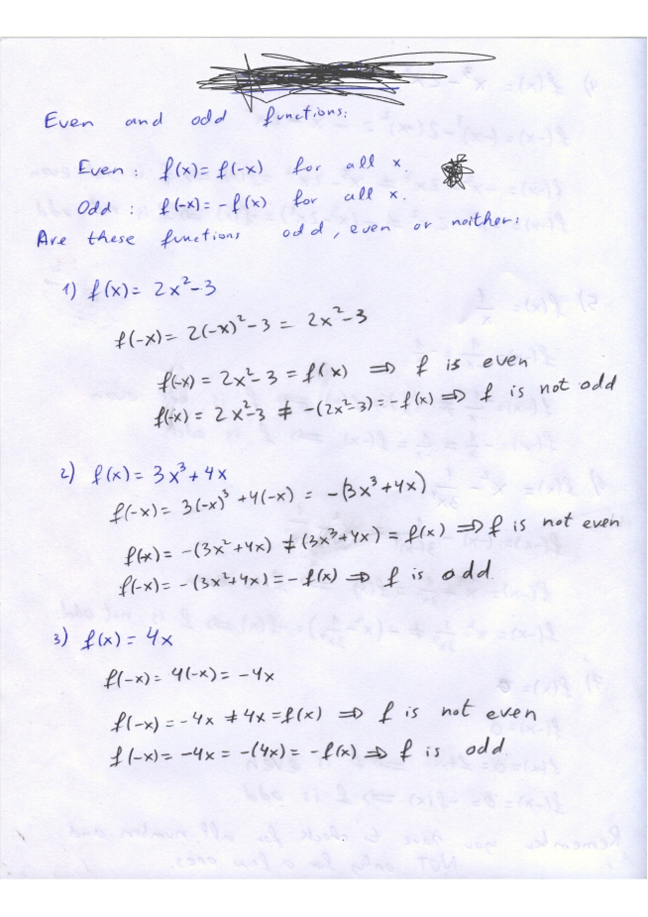 Algebra and Trigonometry Notes
