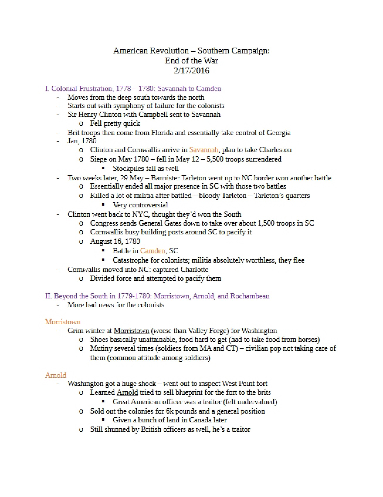 Lecture Notes HIUS