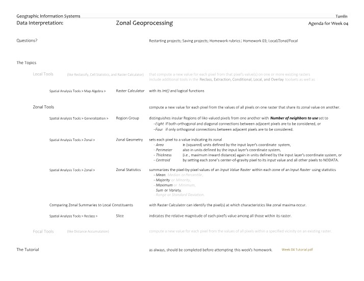 Zonal Geoprocessing in GIS