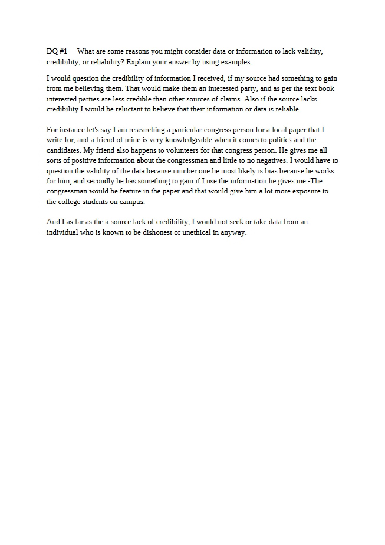 Discussion Question 1