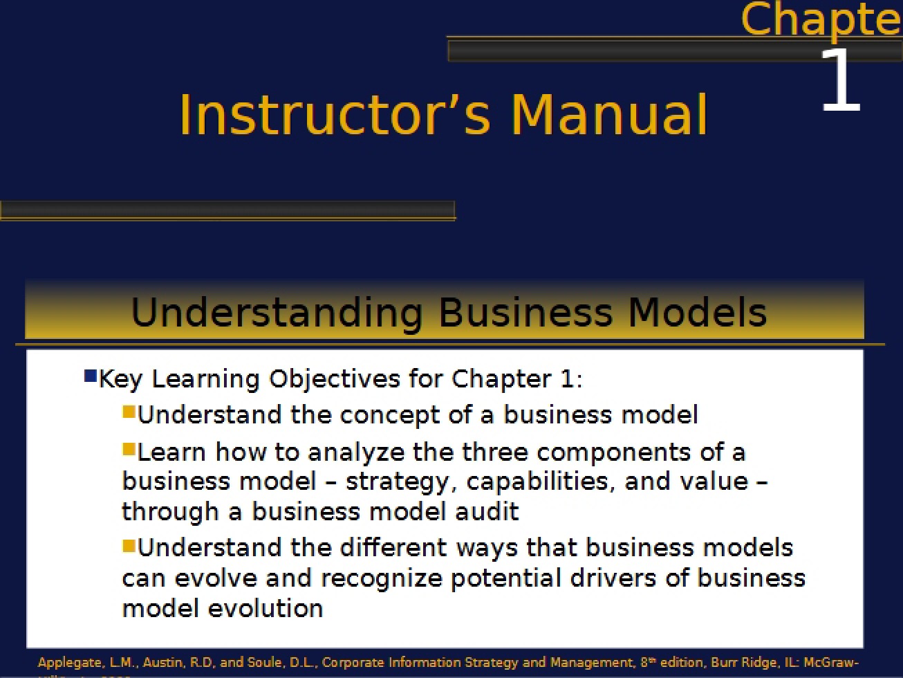 Business Models Understanding