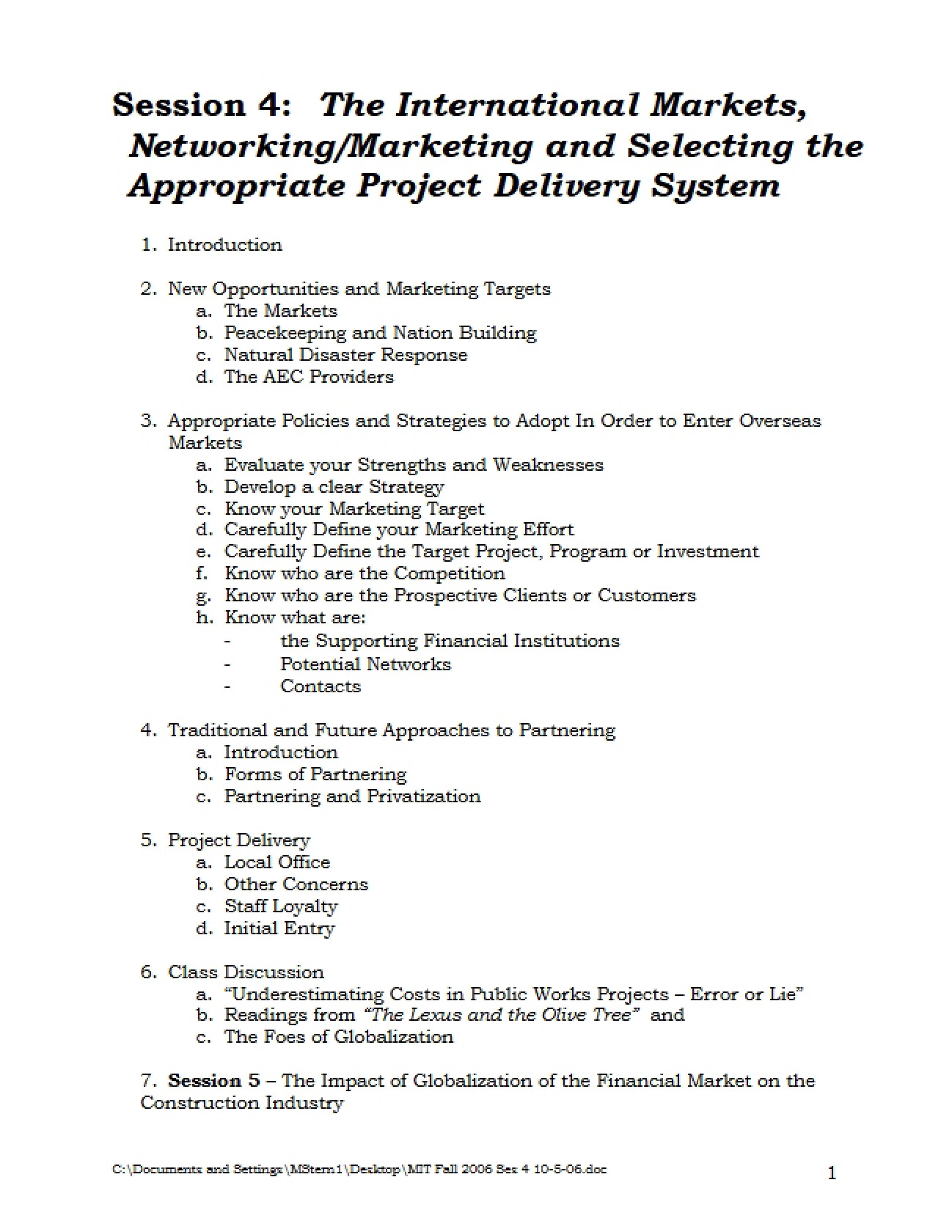 Globalization Study Notes