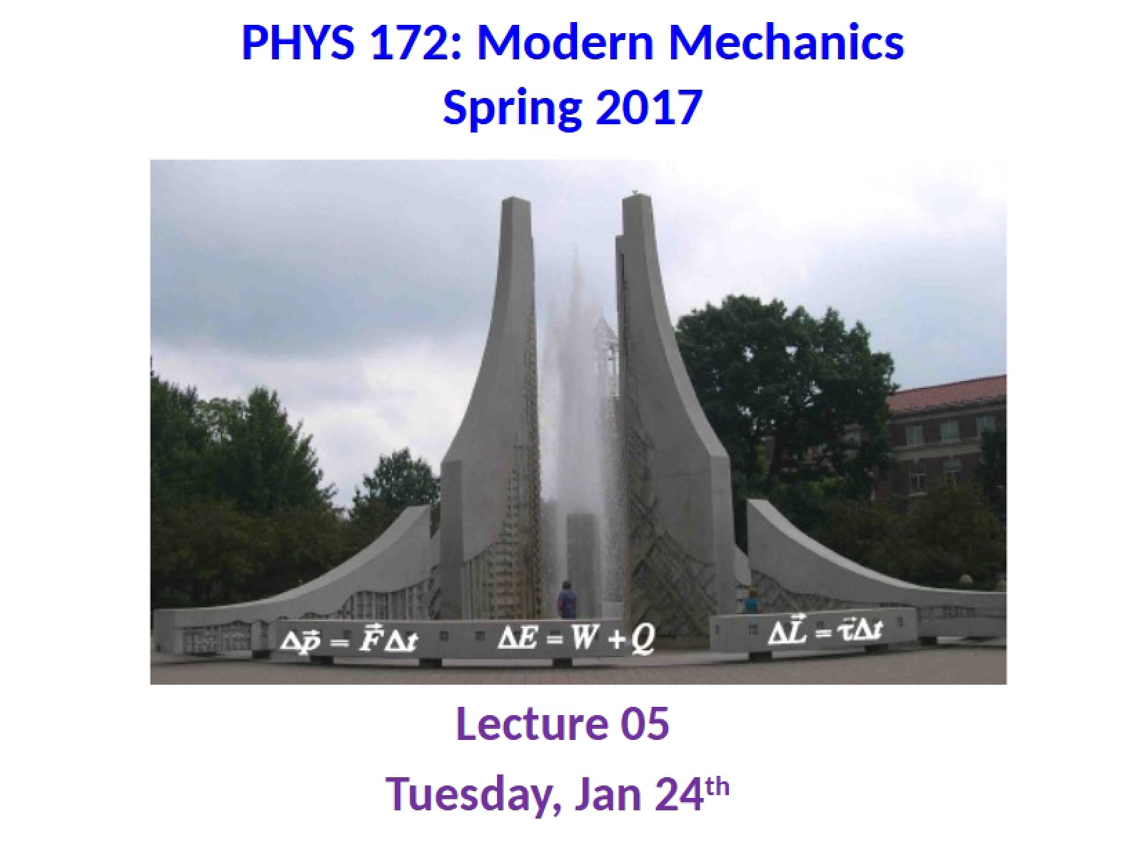 Modern Mechanics Lecture Five