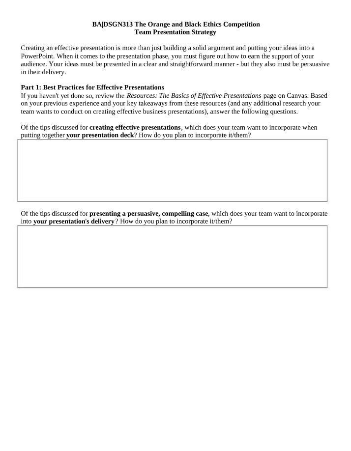 Persuasive Strategies for Effective Presentations