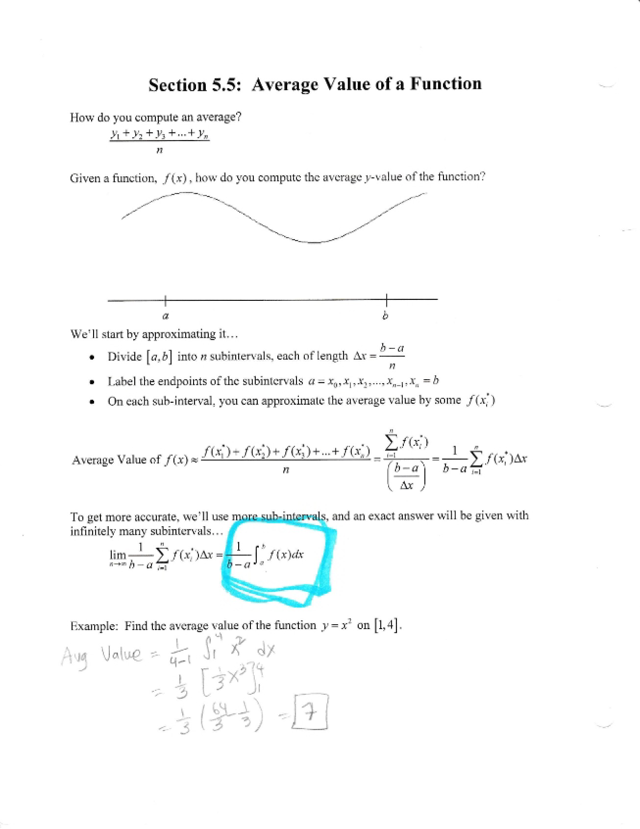 Material from Section 5.5
