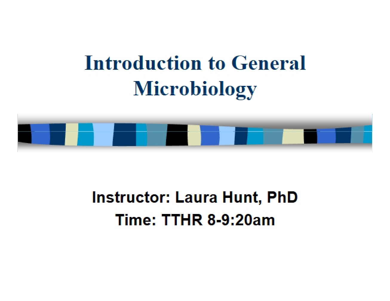 Introduction to General Micro