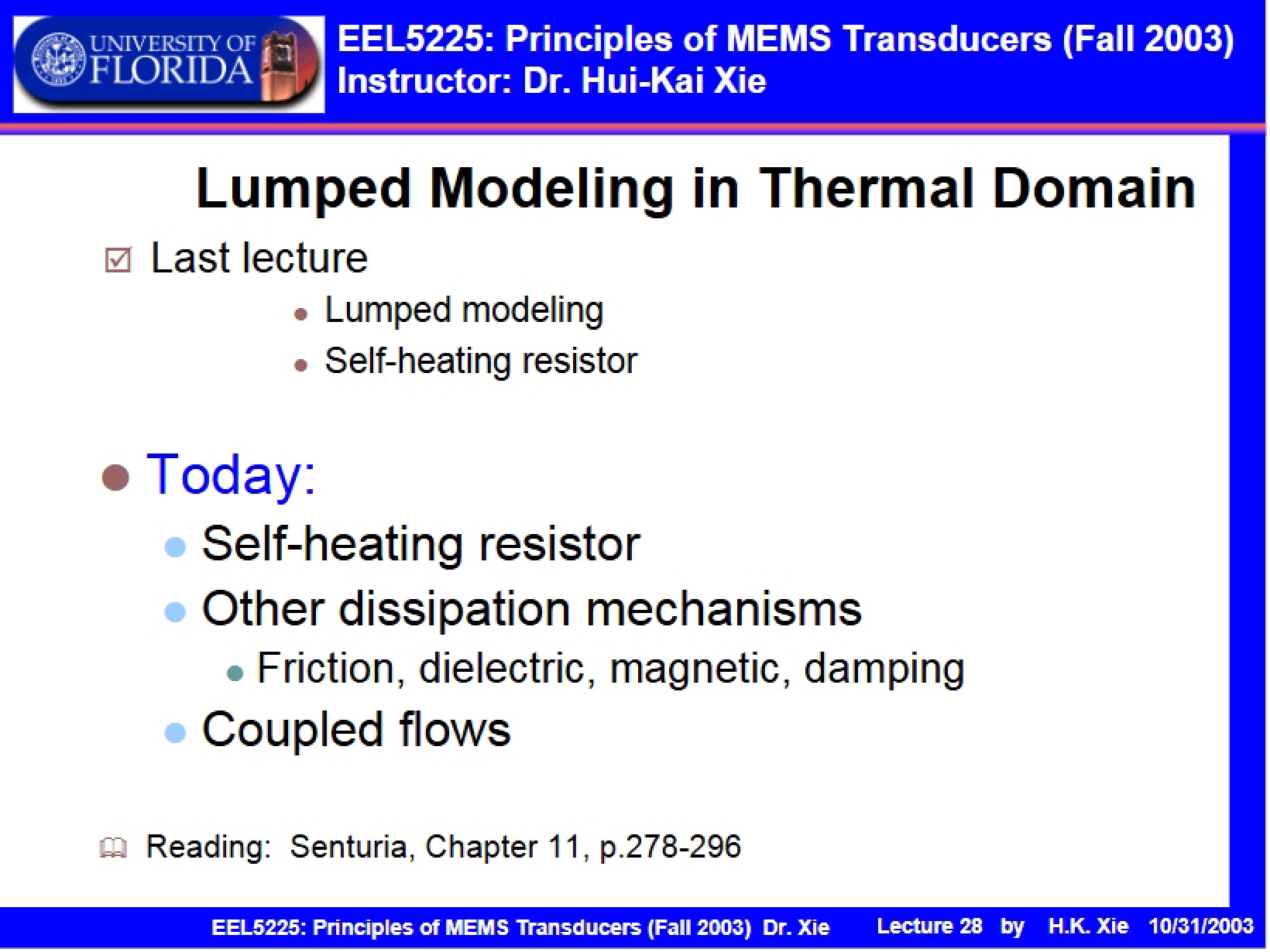Modeling Thermal Domains with Lumped Elements