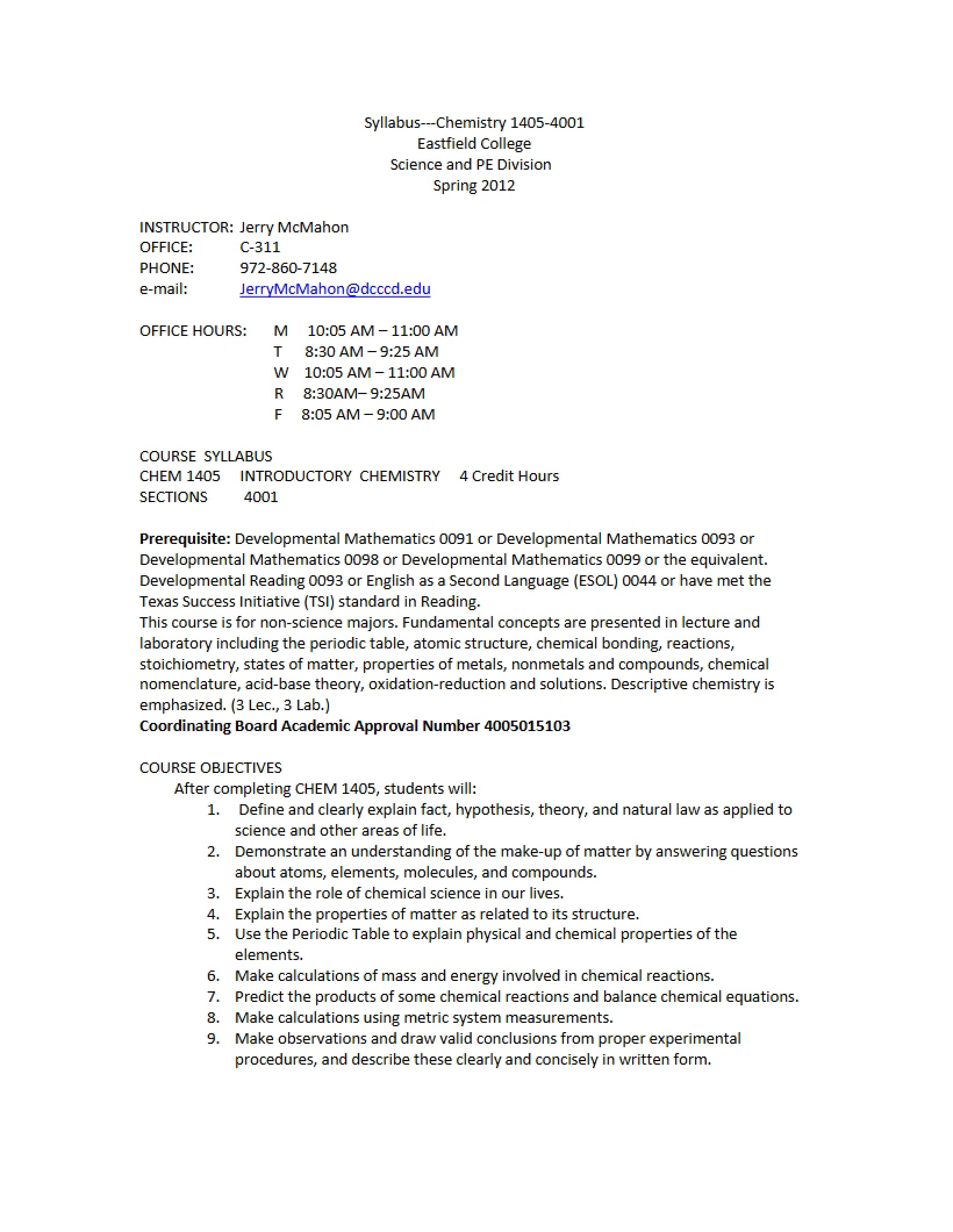 Syllabus