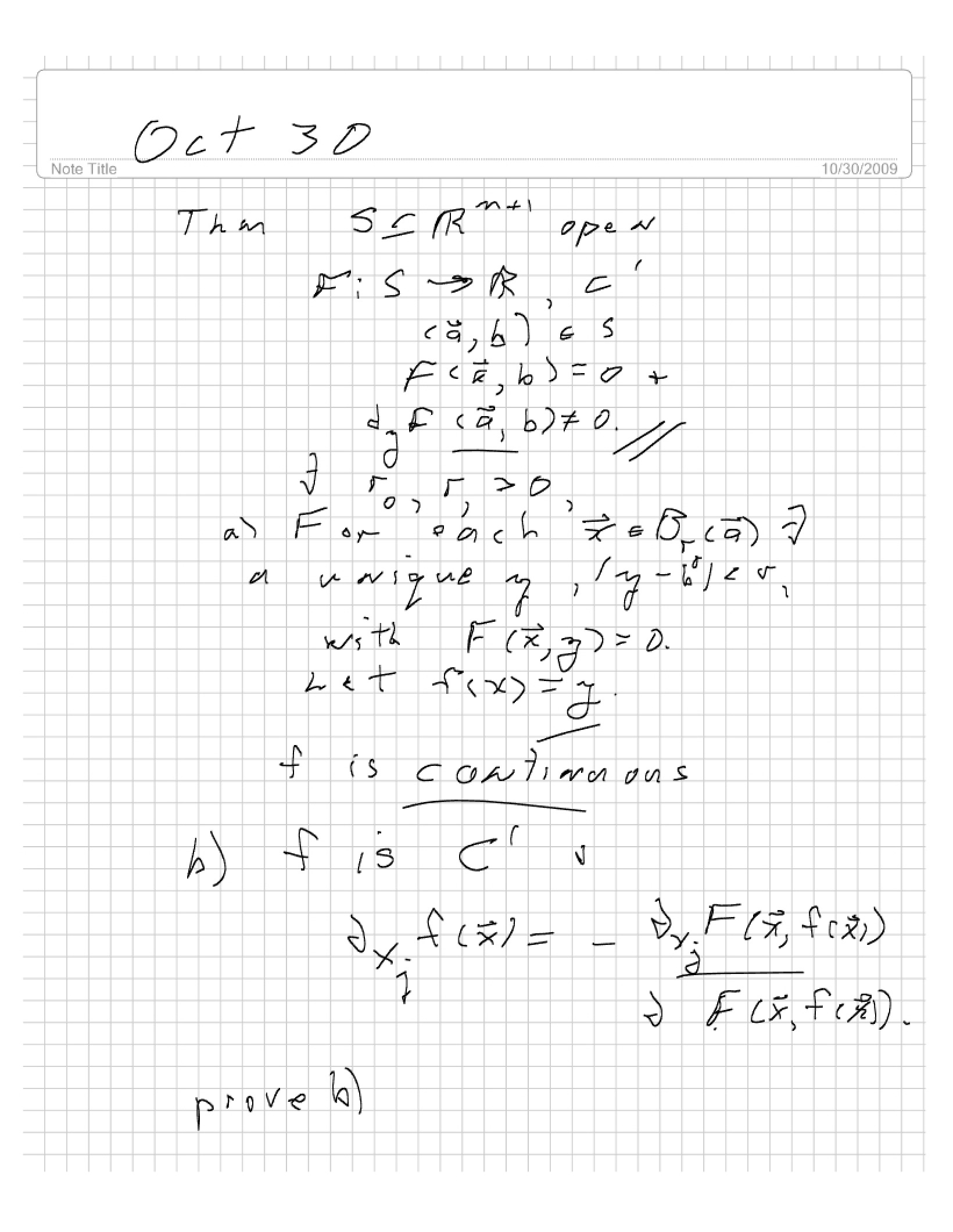 Lecture Notes Advanced Calculus