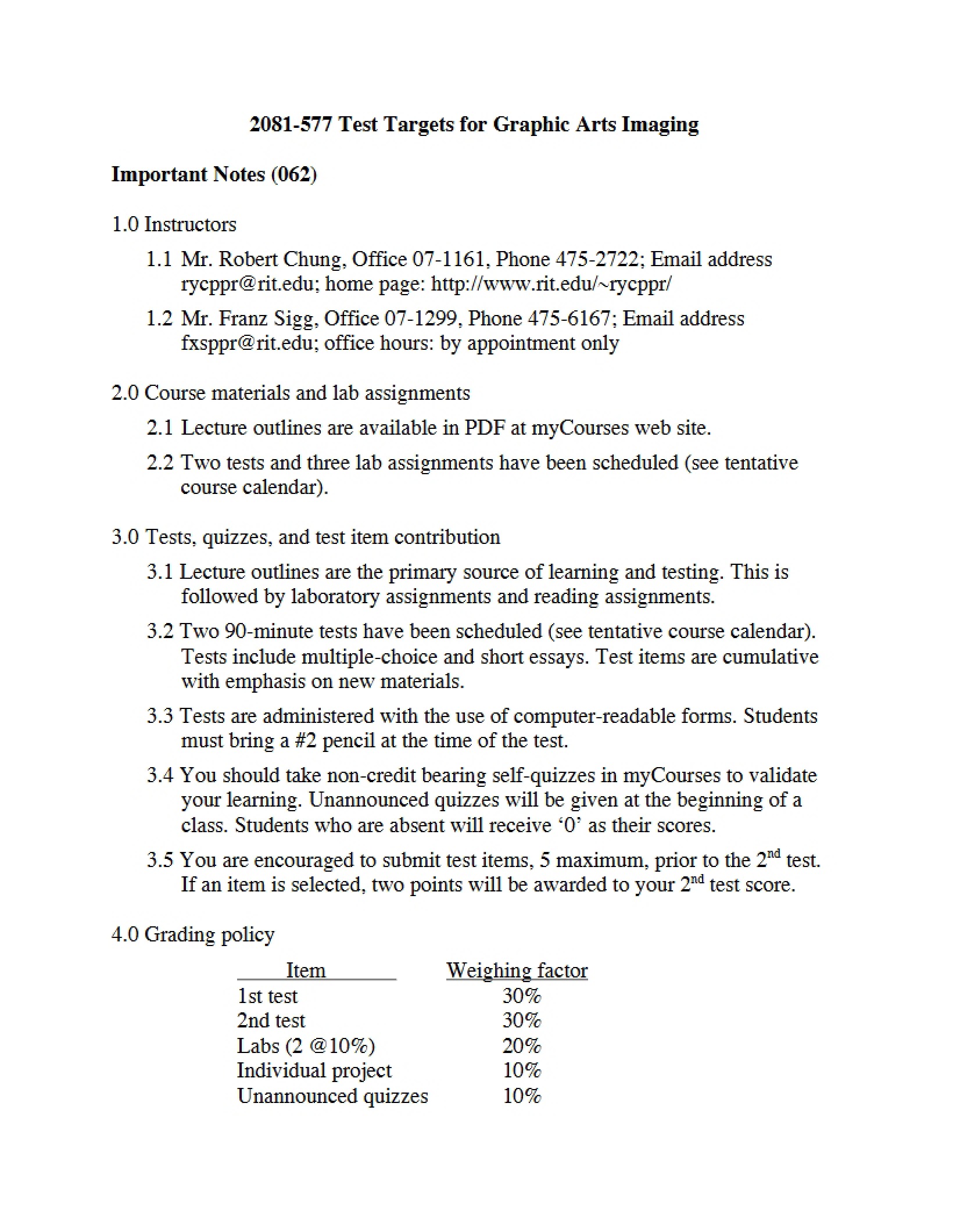 Important Notes on Printing Process Control