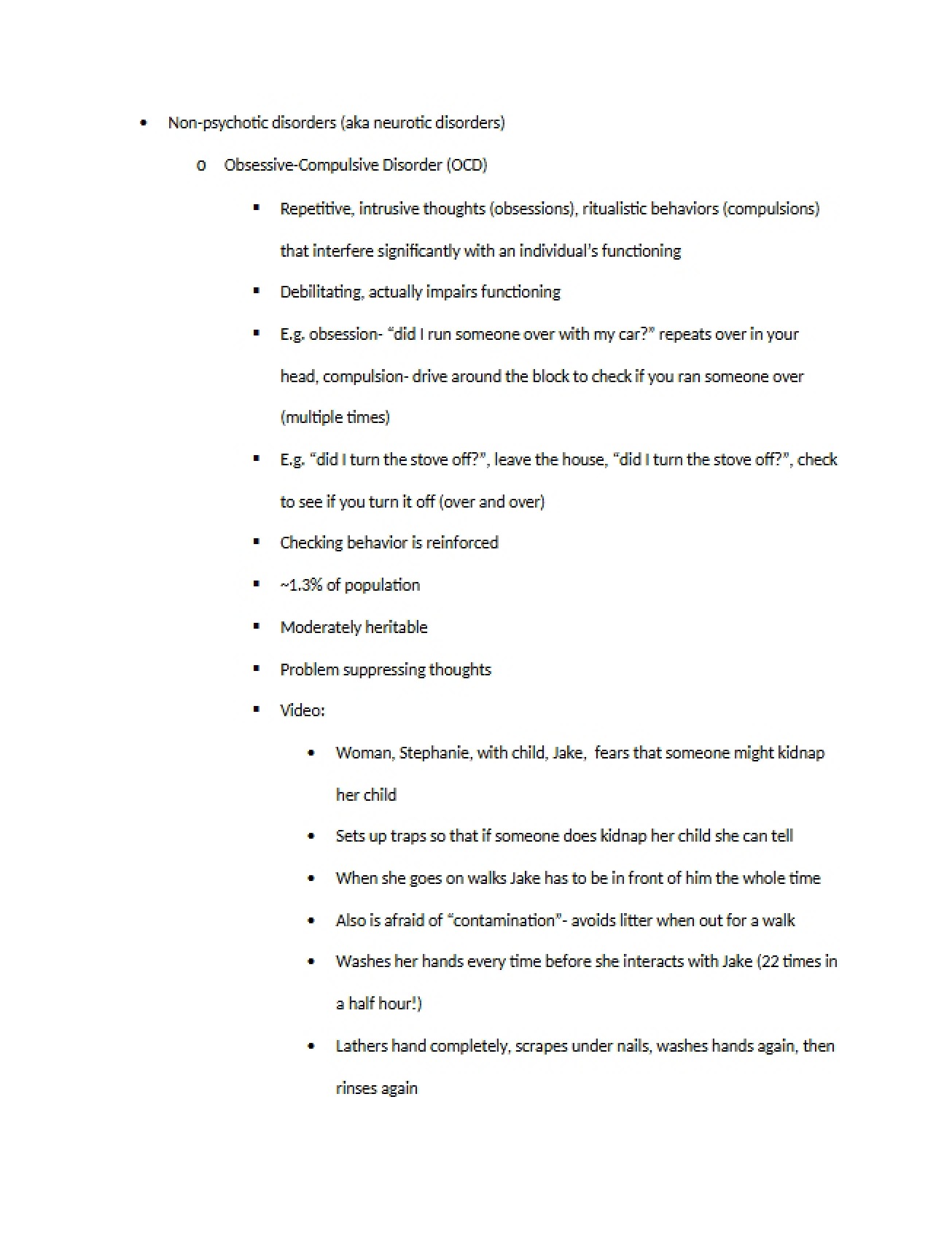 Course Notes - 9 Pages