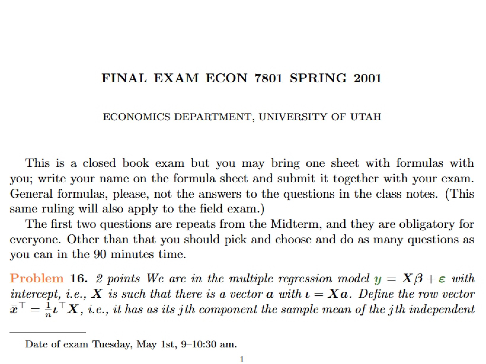 Final Course Assessment