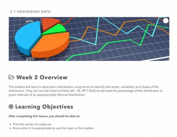 Describing Data - Section 2.1