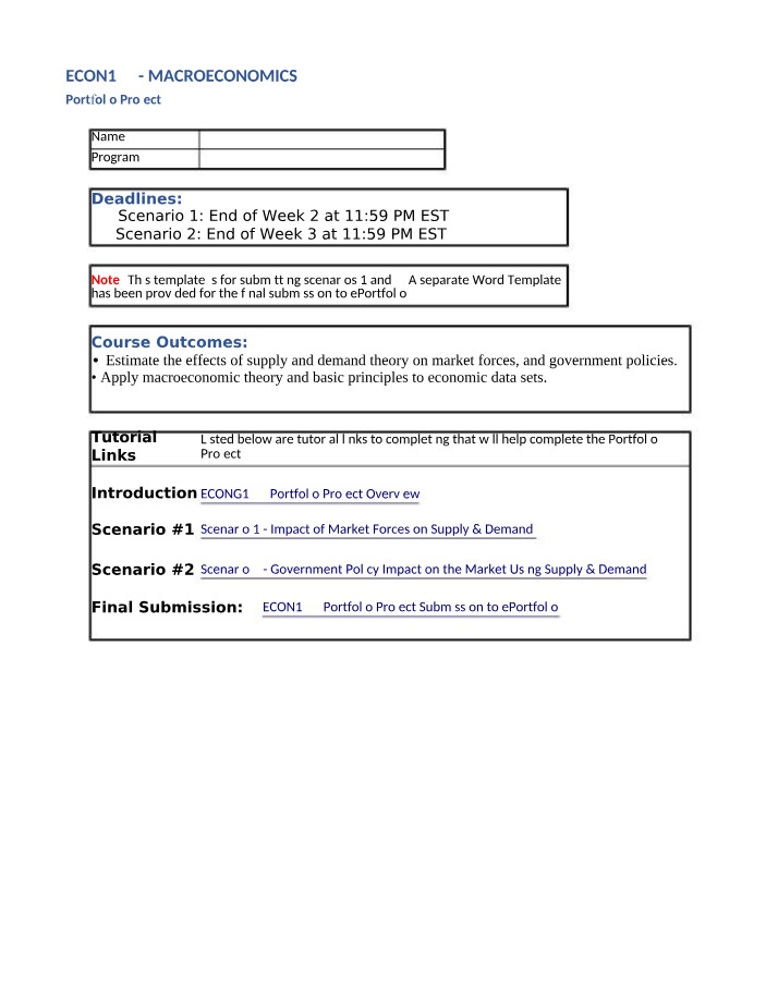 Portfolio Project Template for ECON195