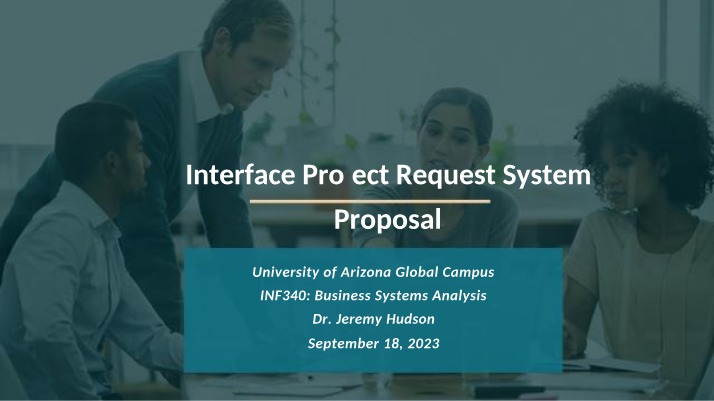Proposal for Interface Project Request System