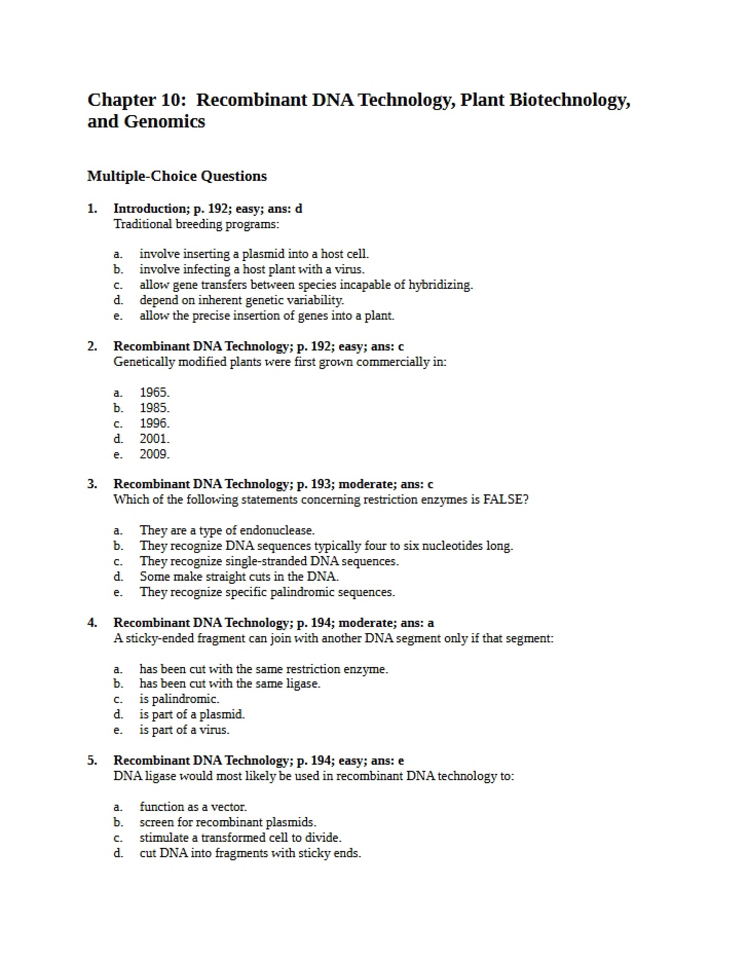 Chapter 10 Materials