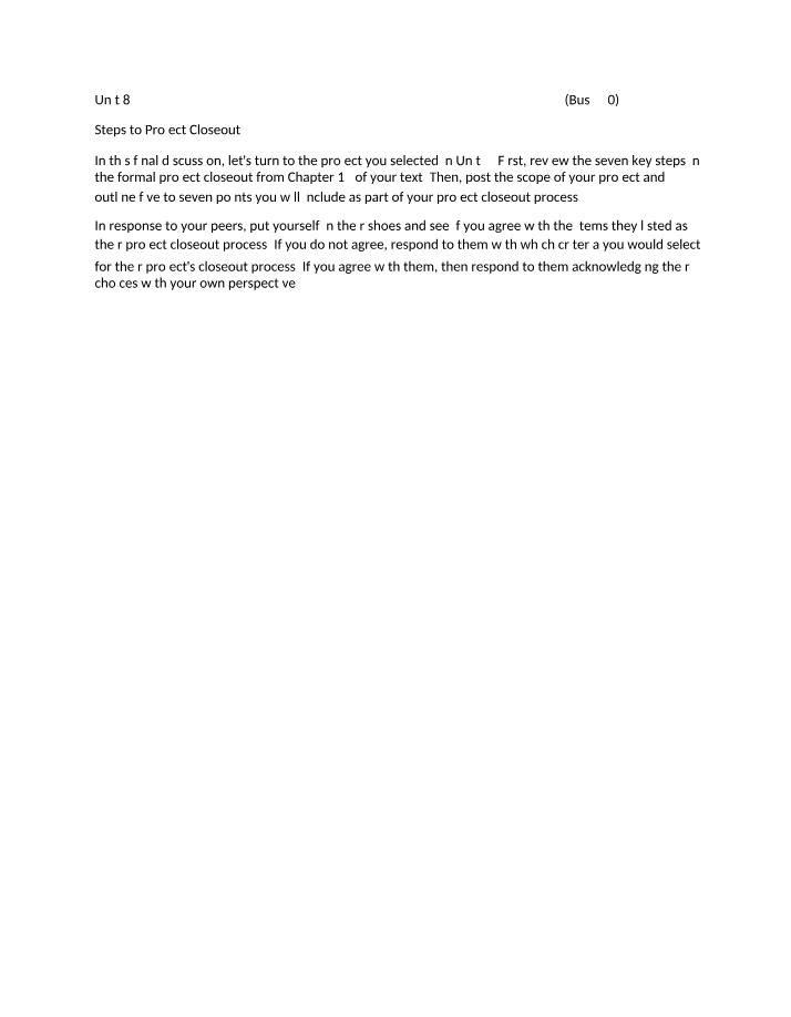 BUS530 - Chapter 8 Notes