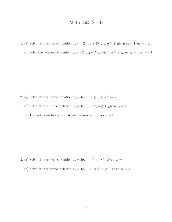 11-4 Studio Worksheet