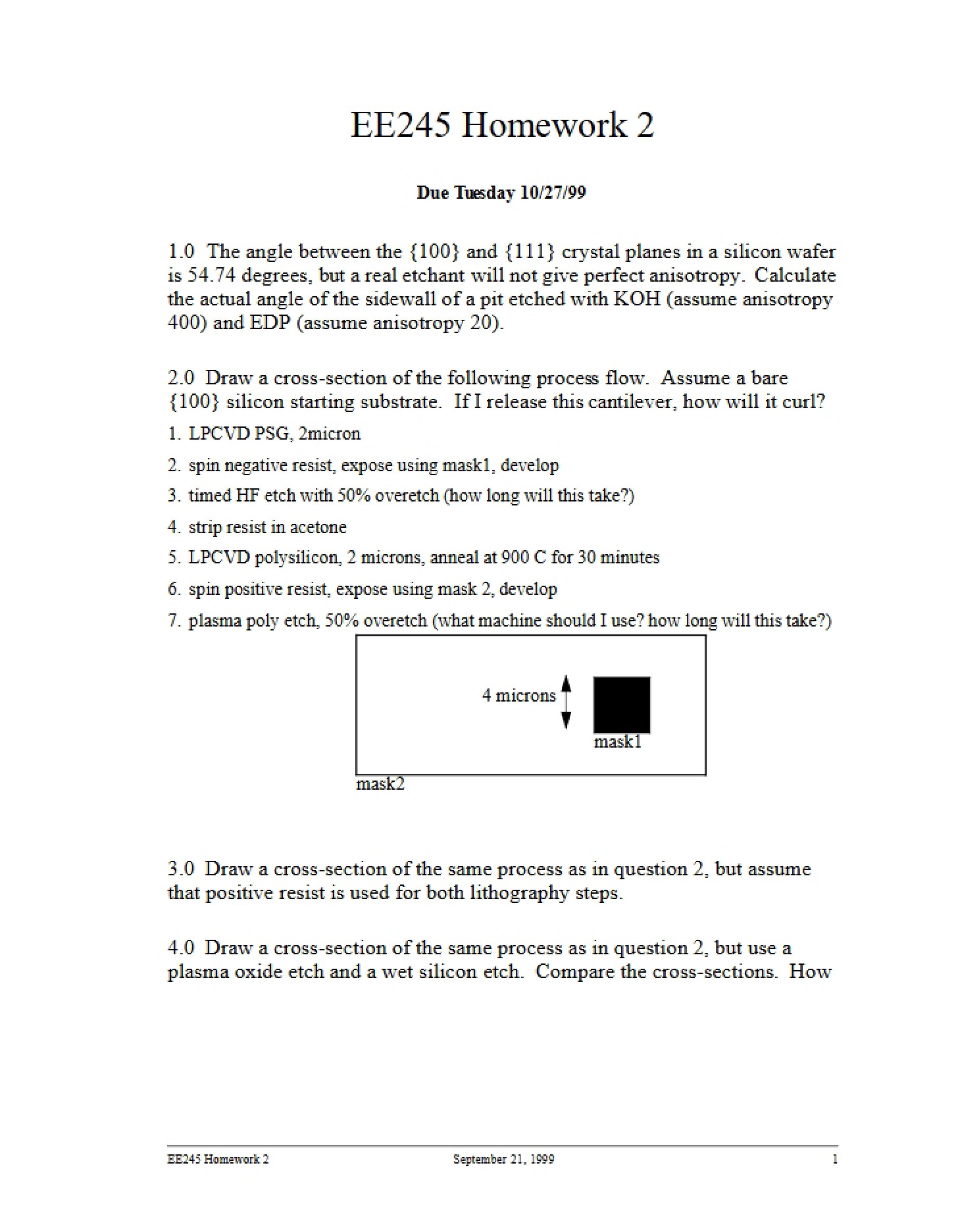 Homework Questions