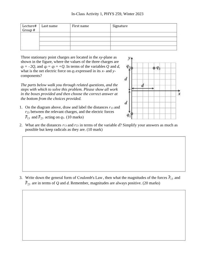 CHEM 209 In-Class Activity 1